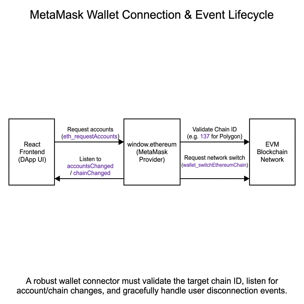 MetaMask Wallet Connection & Event Lifecycle